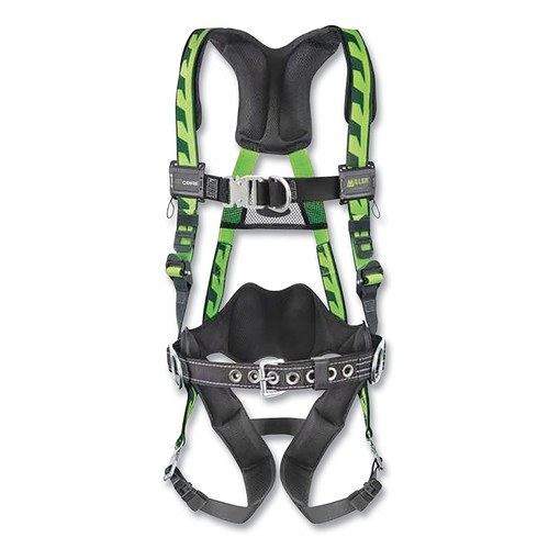 Buy AIRCORE FULL-BODY HARNESS, STEEL SIDE/STAND-UP BACK D-RINGS, S/M, QUICK-CONNECT STRAPS, GREEN now and SAVE!