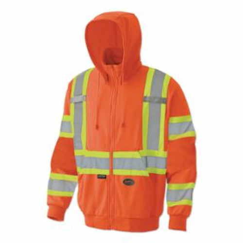 Buy 6940U/6941U HI-VIZ SAFETY MICRO FLEECE ZIP HOODIE, 3X-LARGE, ORANGE now and SAVE!