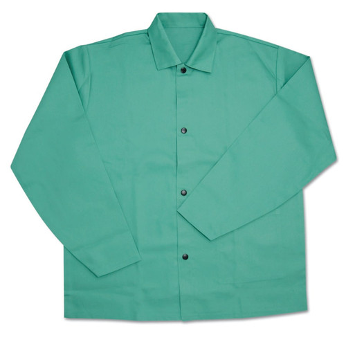 BUY IRONTEX FLAME RESISTANT COTTON JACKET, 2X-LARGE, GREEN now and SAVE!