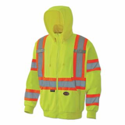 Buy 6940U/6941U HI-VIZ SAFETY MICRO FLEECE ZIP HOODIE, X-LARGE, YELLOW/GREEN now and SAVE!