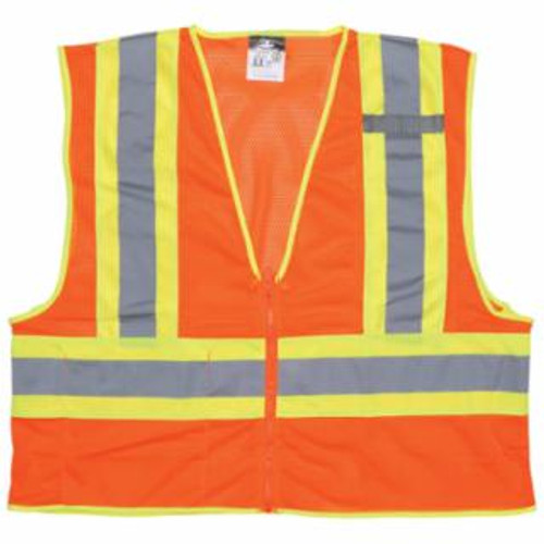 Buy WCCL2O LUMINATOR CLASS 2 SAFETY VEST, 4X-LARGE, FLUORESCENT ORANGE now and SAVE!