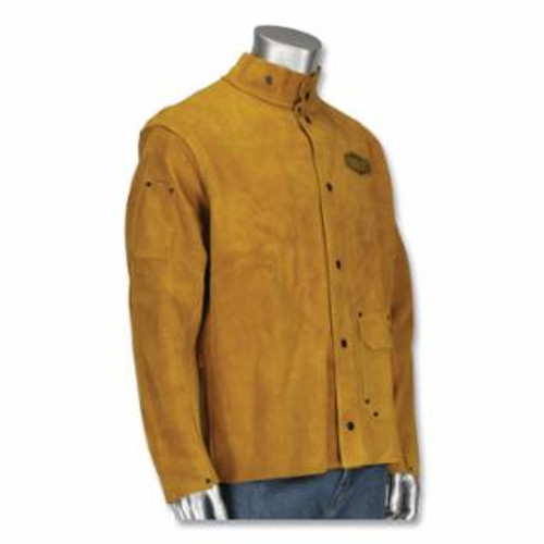 Buy 7005 IRONCAT SPLIT LEATHER WELDING JACKET, LARGE, GOLD now and SAVE!