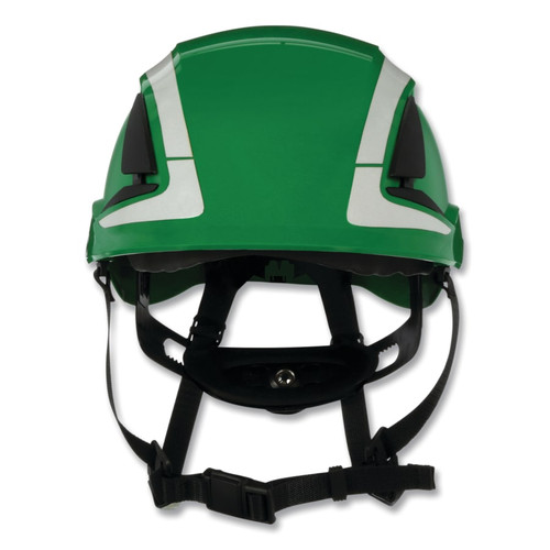 Buy SECUREFIT SAFETY HELMET, VENTED, W/REFLECTIVE TAPE, GREEN now and SAVE!