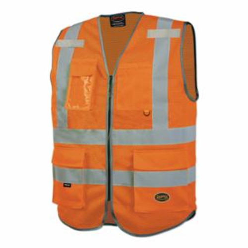 Buy 6960U/6961U HI-VIS MESH MULTI-POCKET SAFETY VEST, 3X-LARGE, ORANGE now and SAVE!