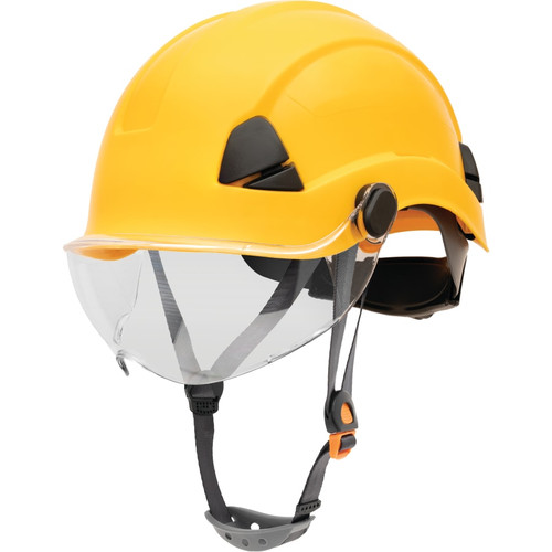 Buy SAFETY HELMET, 6-POINT RATCHET SUSPENSION, NOT-VENTED, YELLOW now and SAVE!