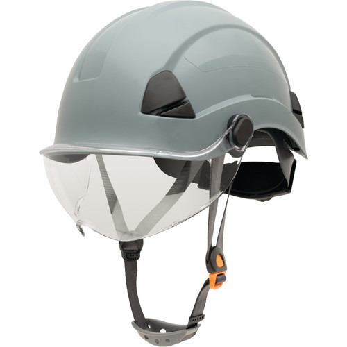 Buy SAFETY HELMET, 6-POINT RATCHET SUSPENSION, NOT-VENTED, GRAY now and SAVE!