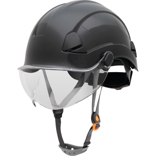 Buy SAFETY HELMET, 6-POINT RATCHET SUSPENSION, NOT-VENTED, BLACK now and SAVE!