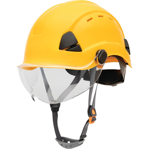 Buy SAFETY HELMET, 6-POINT RATCHET SUSPENSION, VENTED, YELLOW now and SAVE!