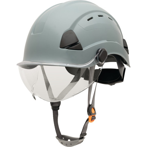 Buy SAFETY HELMET, 6-POINT RATCHET SUSPENSION, VENTED, GRAY now and SAVE!