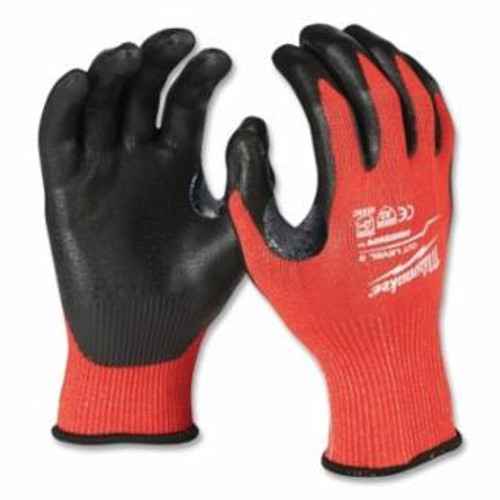 Buy CUT RESISTANT NITRILE DIPPED GLOVES, CUT LEVEL 3, MEDIUM, BLACK/RED, 6 PR/PK now and SAVE!
