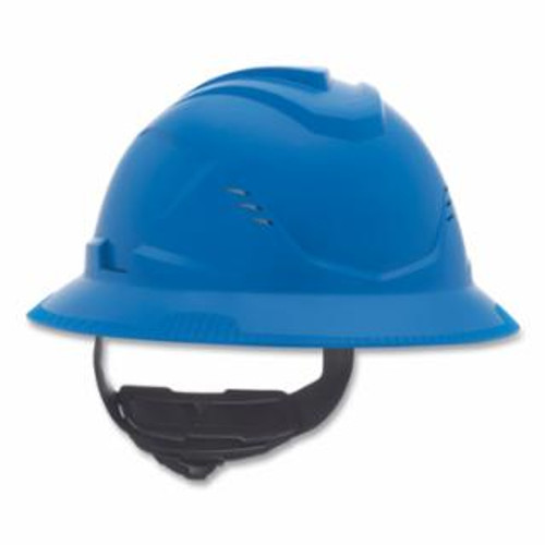 Buy V-GARD C1 HARD HAT, FAS-TRAC III 4 POINT RATCHET, VENTED, BLUE now and SAVE!