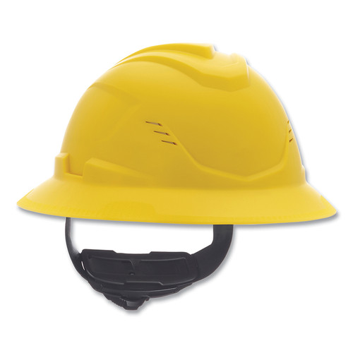 Buy V-GARD C1 HARD HAT, FAS-TRAC III 4 POINT RATCHET, VENTED, YELLOW now and SAVE!