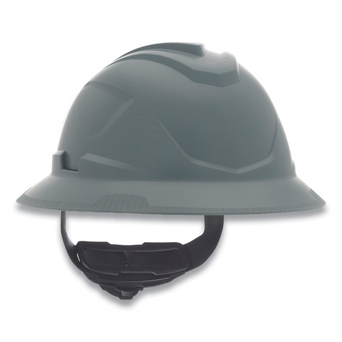 Buy V-GARD C1 HARD HAT, FAS-TRAC III 4 POINT RATCHET, NON-VENTED, GRAY now and SAVE!
