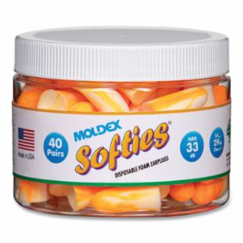 Buy EARPLUG CANISTER, SOFTIES, FOAM, ORANGE/WHITE WITH SWIRLS/STREAKS, DISPOSABLE now and SAVE!