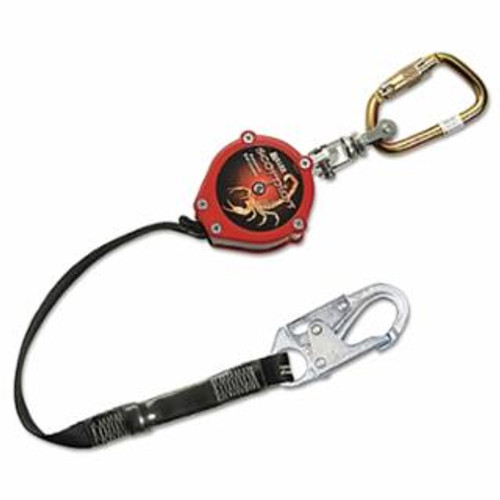 Buy SCORPION PERSONAL FALL LIMITER, 9 FT, TWIST-LOCK CARABINER/SWIVEL SHACKLE/LOCKING SNAP HOOK, 310 LB now and SAVE!