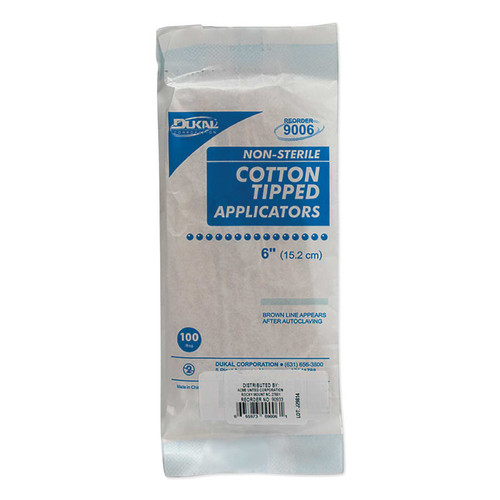Buy COTTON TIPPED APPLICATOR, 6 IN, WOOD SHAFT, 100/BAG now and SAVE!