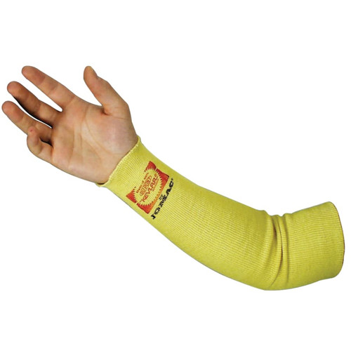 BUY KEVLAR SLEEVES, 18 IN LONG, ELASTIC CLOSURE, ONE SIZE FITS MOST, YELLOW now and SAVE!