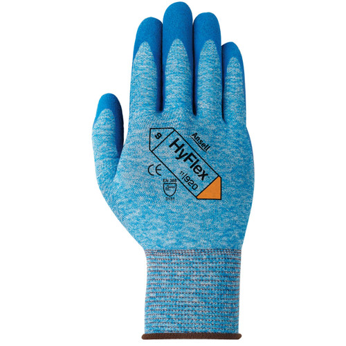 BUY HYFLEX OIL REPELLENT GLOVES, 9, BLUE now and SAVE!