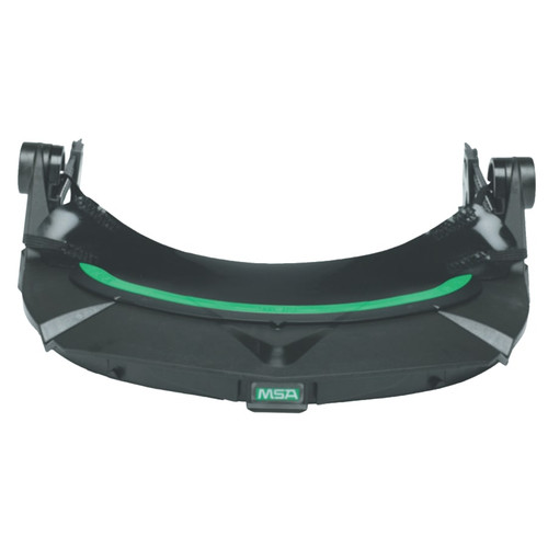 Buy V-GARD VISOR FRAME FOR GENERAL PURPOSES, FOR ALL MSA SLOTTED CAPS, BLACK/GREEN, INCLUDES DEBRIS CONTROL now and SAVE!