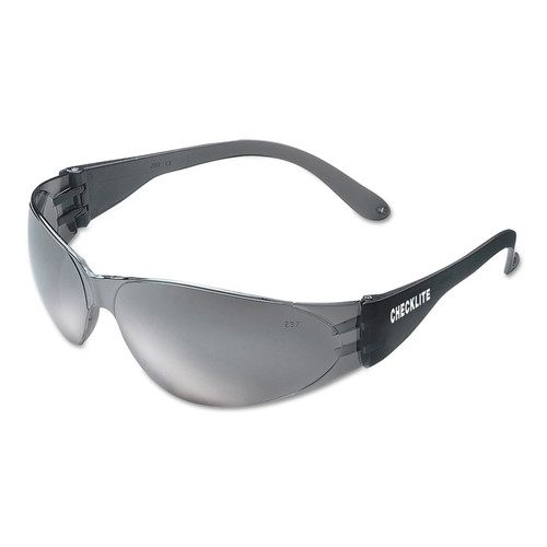Buy CHECKLITE CL1 FRAMELESS SAFETY GLASSES, POLYCARBONATE SILVER MIRROR LENS, DURAMASS, SMOKE POLYCARBONATE TEMPLES now and SAVE!