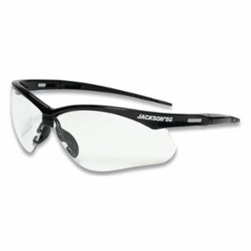 Buy SG SERIES SAFETY GLASSES, UNIVERSAL SIZE, CLEAR LENS, BLACK FRAME, STA-CLEAR ANTI-FOG now and SAVE!