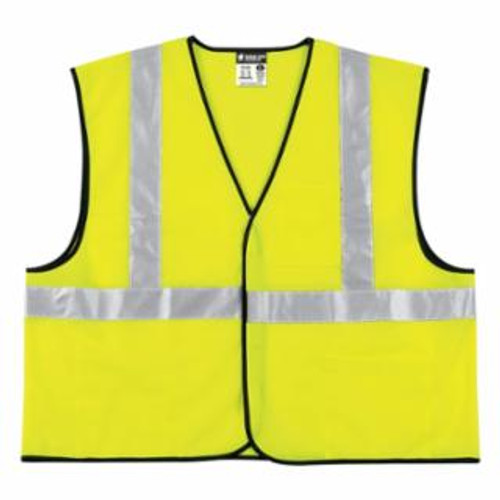 Buy CLASS II ECONOMY SAFETY VEST, SOLID, X-LARGE, LIME now and SAVE!