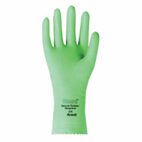 Buy OMNI GLOVES, EMBOSSED, SIZE 8, FLOCKED LINING, MINT GREEN now and SAVE!