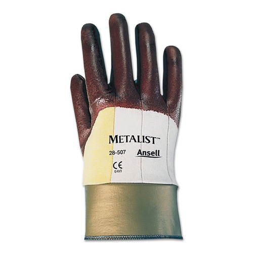 Buy HYCRON NITRILE COATED GLOVES, 10, BROWN now and SAVE!