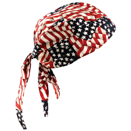 BUY TUFF NOUGIES DELUXE TIE HAT, ONE SIZE, WAVY FLAG now and SAVE!