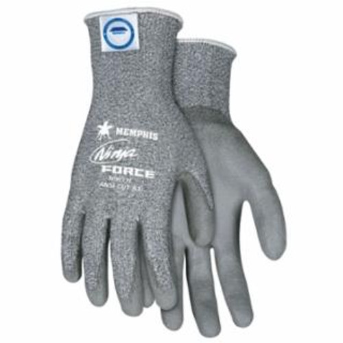 Buy NINJA FORCE COATED GLOVES, LARGE, GRAY/SALT AND PEPPER now and SAVE!