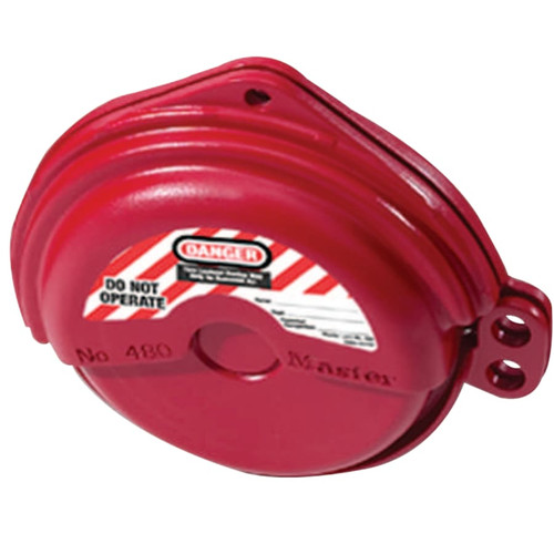 BUY ROTATING GATE VALVE LOCKOUT, 1 IN TO 3 IN DIA HANDLE, RED now and SAVE!