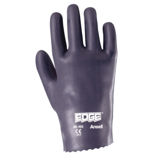 BUY EDGE NITRILE GLOVES, SLIP-ON CUFF, INTERLOCK KNIT LINED, SIZE 8.5 now and SAVE!