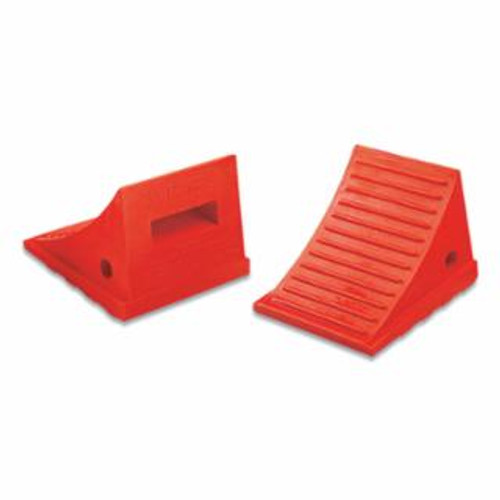 Buy GENERAL PURPOSE UTILITY WHEEL CHOCK, 8.5 IN, 2 LB, ORANGE now and SAVE!