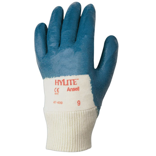 BUY HYLITE PALM COATED GLOVES, SIZE 8, BLUE now and SAVE!