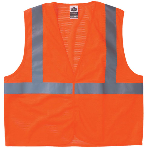 BUY GLOWEAR 8210HL CLASS 2 ECONOMY VESTS WITH POCKET, HOOK/LOOP CLOSURE, S/M, LIME now and SAVE!