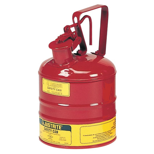 BUY TYPE L STEEL SAFETY CAN, FLAMMABLES, 1 GAL, RED, TRIGGER HANDLE now and SAVE!