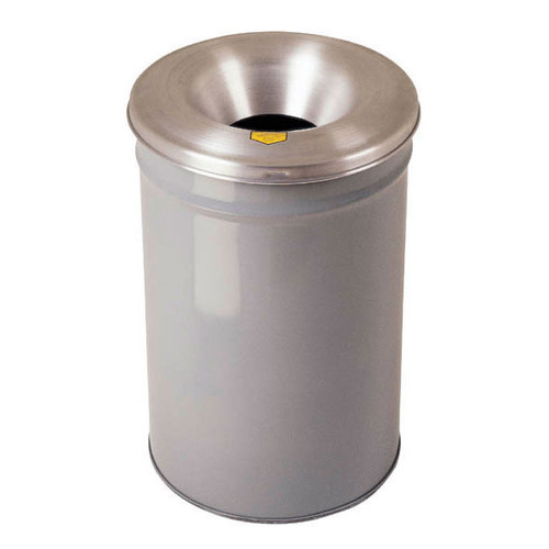 6 Gallon Gray Cease Fire Receptacle 26606G