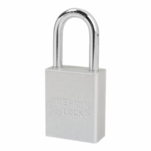 Buy SOLID ALUMINUM PADLOCK, 1/4 IN DIA, 1-1/2 IN L X 3/4 IN W, SILVER now and SAVE!