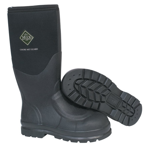Buy CHORE CLASSIC WORK BOOTS WITH STEEL TOE, SIZE 10, 16 IN H, BLACK now and SAVE!