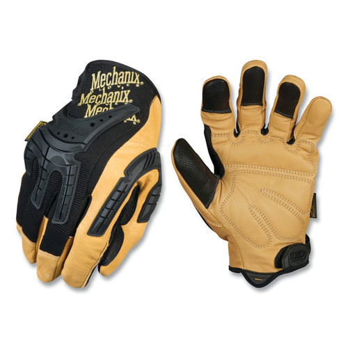 BUY CG HEAVY DUTY GLOVES, SPANDEX/GENUINE LEATHER, LARGE, BLACK now and SAVE!