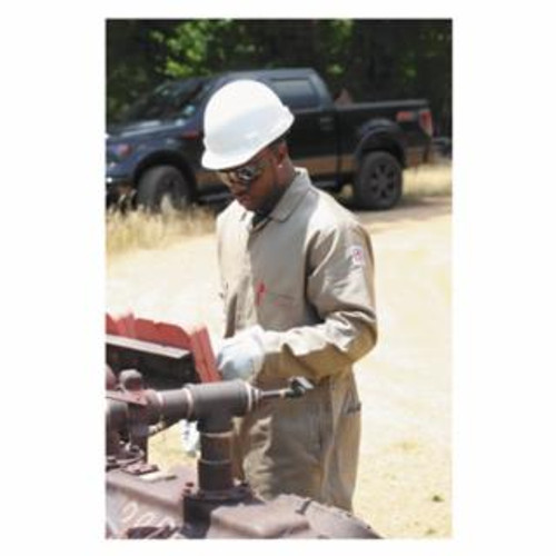 Buy 681 FULL-FEATURED CONTRACTOR STYLE FR COVERALLS, TAN, X-LARGE now and SAVE!