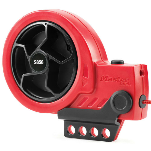 Buy CABLE LOCKOUT DEVICE WITH STEEL CORE CABLE, RETRACTABLE, 1/8 IN D X 9 FT, RED now and SAVE!