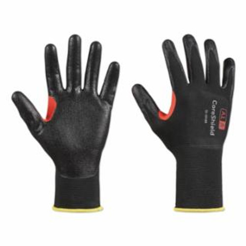 Buy CORESHIELD A1/A COATED CUT RESISTANT GLOVES, 10/XL, NYLON BLACK LINER, NITRILE SUPER-THIN BLACK COATING, 18 GA now and SAVE!