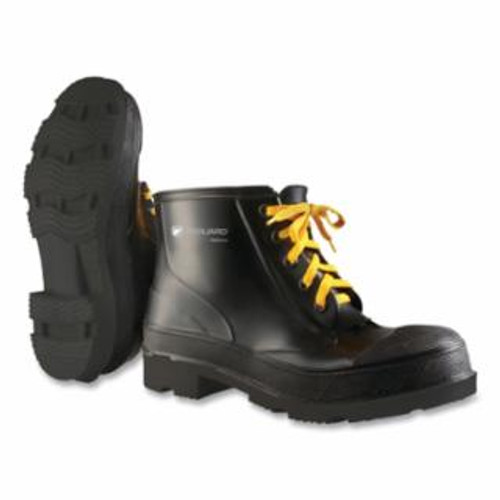 Buy MONARCH STEEL TOE ANKLE BOOTS, LACE-UP, MEN'S 6, POLYESTER/PVC, BLACK now and SAVE!