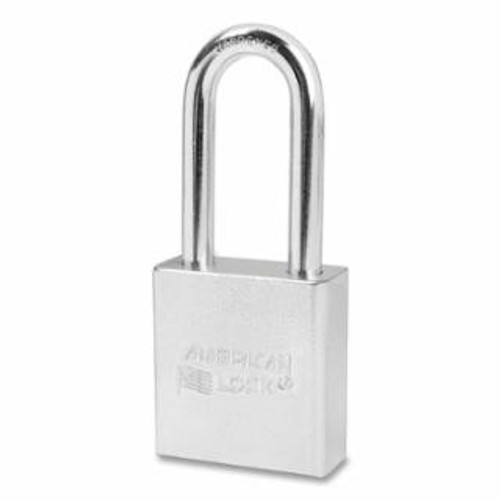 Buy SOLID STEEL PADLOCK, 5/16 IN DIA, 2 IN L, 3/4 IN W, SILVER, KEYED DIFFERENT, MASTER KEYED now and SAVE!
