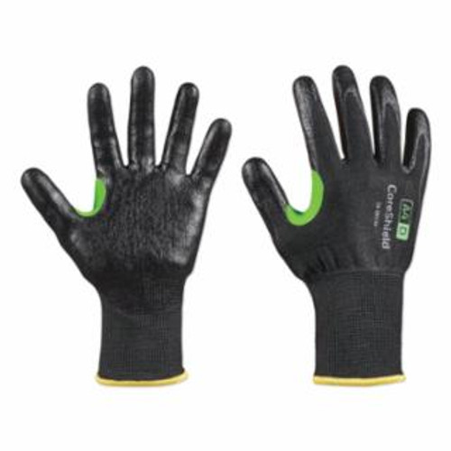 Buy CORESHIELD A4/D COATED CUT RESISTANT GLOVES, 8/M, HPPE/BASALT, SMOOTH NITRILE, 13 GA, BLACK now and SAVE!