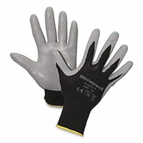 Buy 395 PURE FIT 13-GA NITRILE COATED PALM/FINGERTIPS WITH NYLON LINER/KNIT WRIST CUFF, SMALL, BLACK/GRAY now and SAVE!