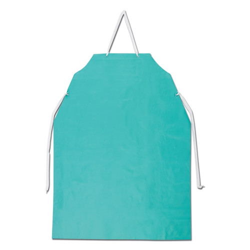 Buy DOMINATOR PVC APRON, 35 IN X 45 IN, 0.42 MM THICKNESS, RAW EDGES, AQUA GREEN now and SAVE!