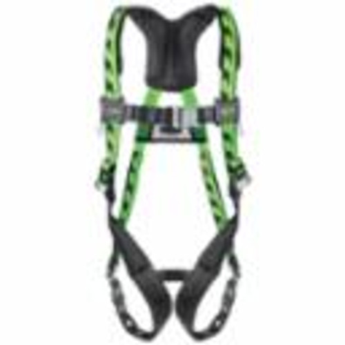 BUY AIRCORE FULL-BODY HARNESS, STEEL STAND-UP BACK D-RING, UNIVERSAL, QUICK-CONNECT/TONGUE STRAPS, GREEN now and SAVE!