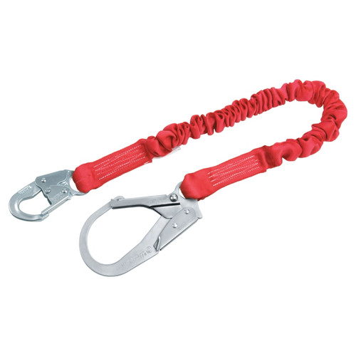 Buy PRO STRETCH SHOCK ABSORBING LANYARDS, 6 FT, SELF-LOCKING SNAP HOOK, 310 LB now and SAVE!